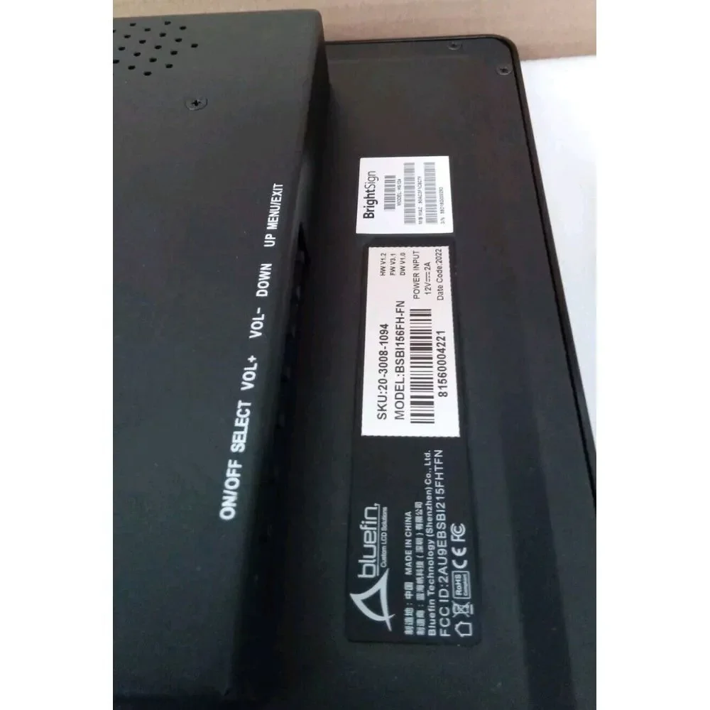 Butein Professional Digital‎ Display Monitor Screen - Black